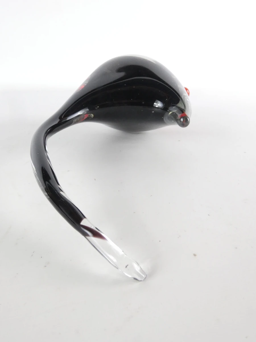 Handgemaakte abstracte glassculptuur in Murano-stijl - foto 4