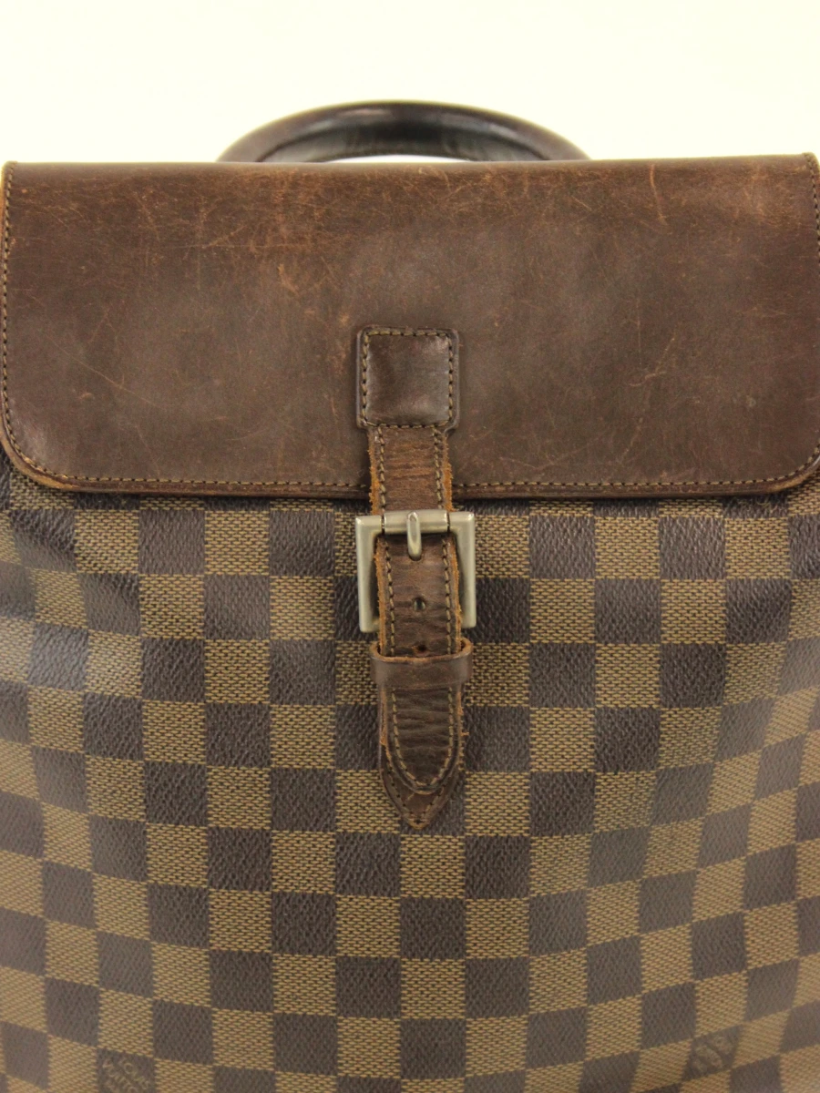 LOUIS VUITTON - Vintage Soho Centenaire rugzak - Damier Ebene - jaren '90 - gebruikssporen - foto 2