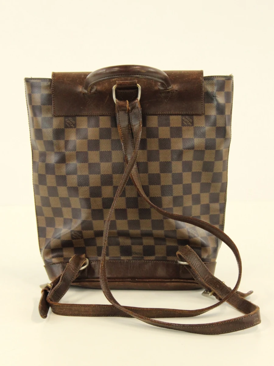 LOUIS VUITTON - Vintage Soho Centenaire rugzak - Damier Ebene - jaren '90 - gebruikssporen - foto 5