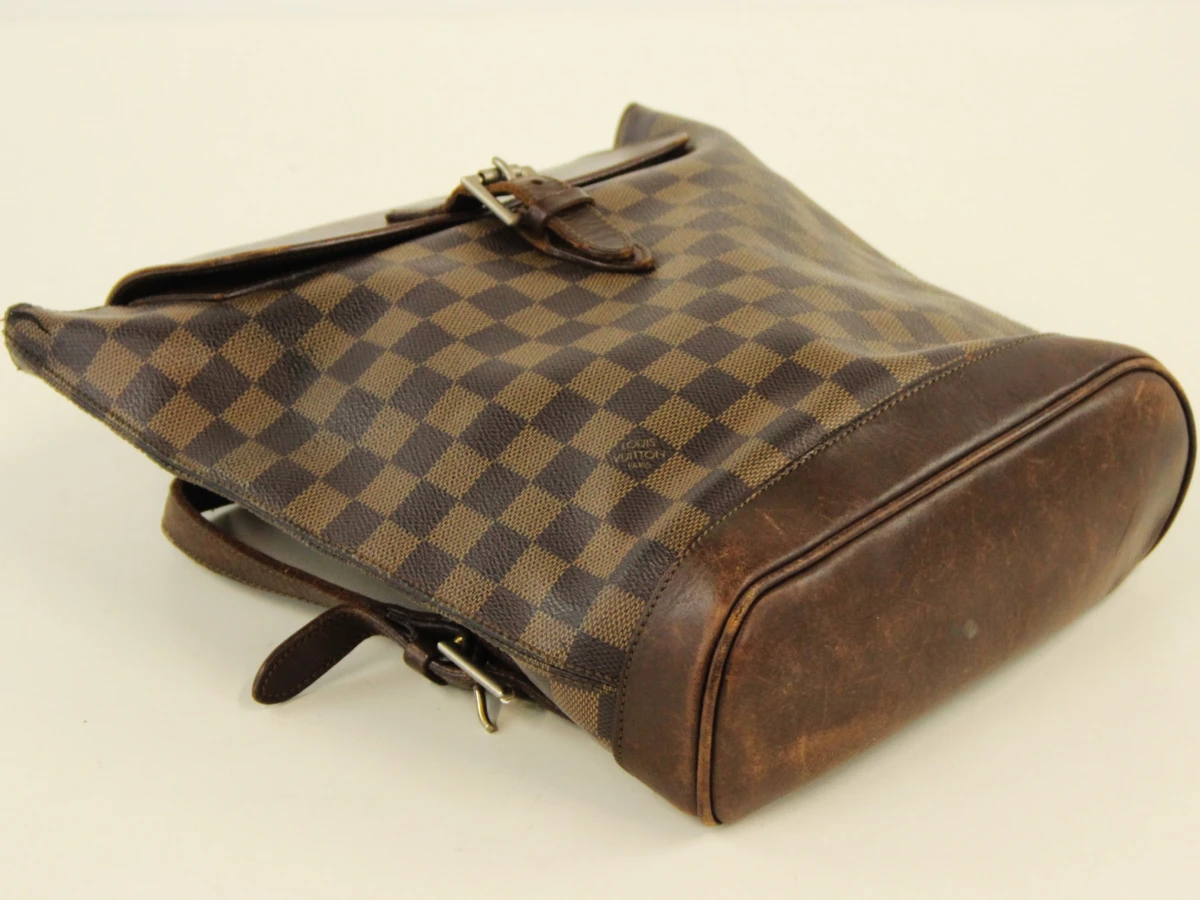 LOUIS VUITTON - Vintage Soho Centenaire rugzak - Damier Ebene - jaren '90 - gebruikssporen - foto 9