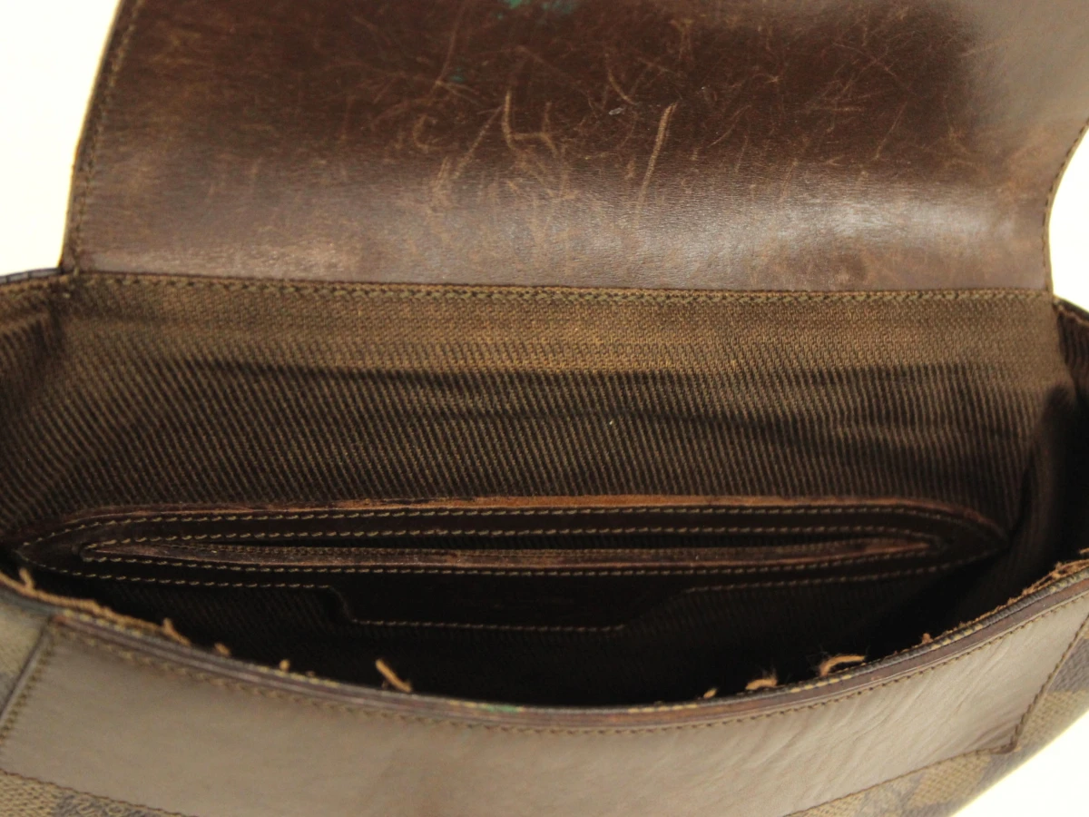 LOUIS VUITTON - Vintage Soho Centenaire rugzak - Damier Ebene - jaren '90 - gebruikssporen - foto 10