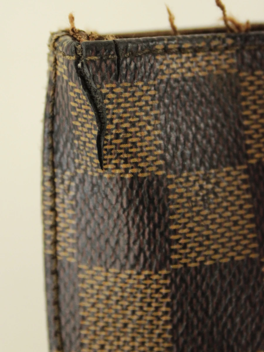 LOUIS VUITTON - Vintage Soho Centenaire rugzak - Damier Ebene - jaren '90 - gebruikssporen - foto 14