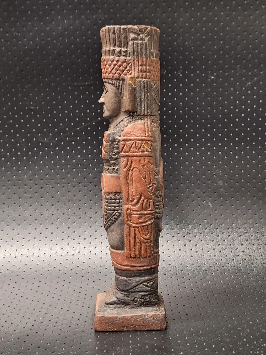 Terracotta replica van een Tolteekse Atlante krijger - Mecixo of Hidalgo - foto 4