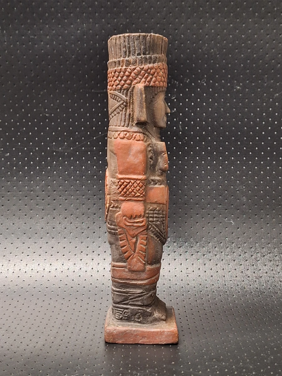Terracotta replica van een Tolteekse Atlante krijger - Mecixo of Hidalgo - foto 2
