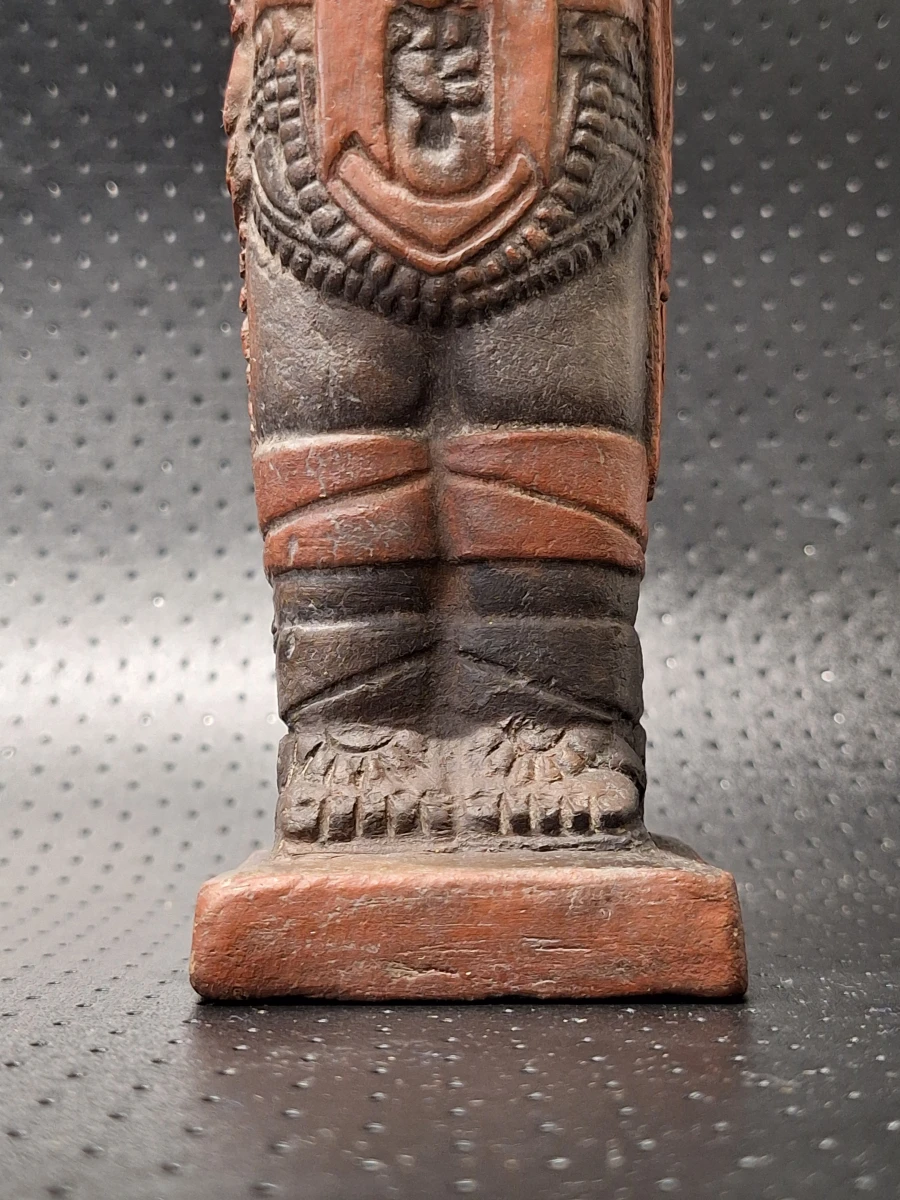 Terracotta replica van een Tolteekse Atlante krijger - Mecixo of Hidalgo - foto 5