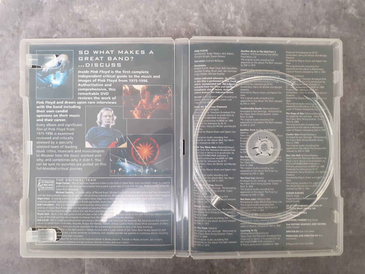DVD: Pink Floyd – Inside Pink Floyd: A Critical Review 1975-1996 - foto 4
