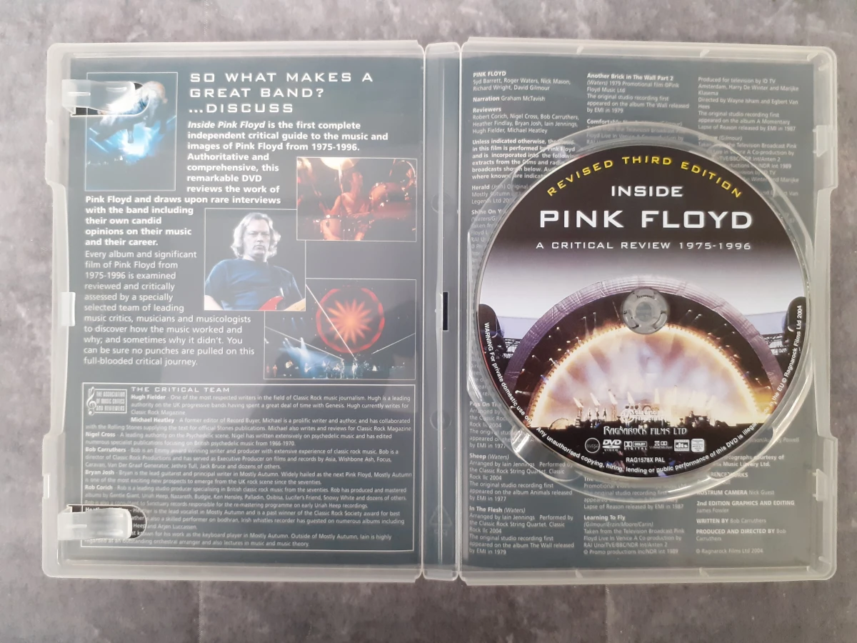 DVD: Pink Floyd – Inside Pink Floyd: A Critical Review 1975-1996 - foto 3