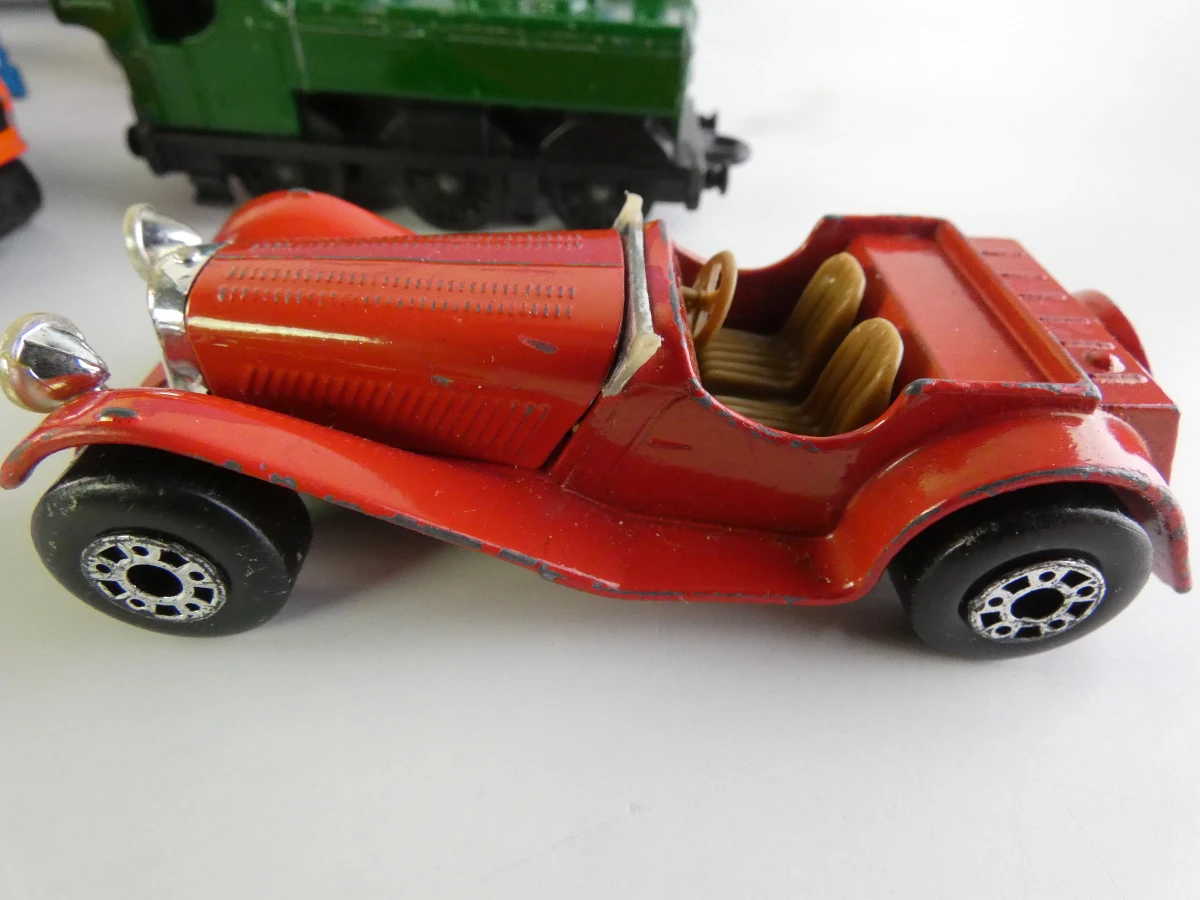 Set vintage Matchbox speelgoedauto's met koffer - foto 10