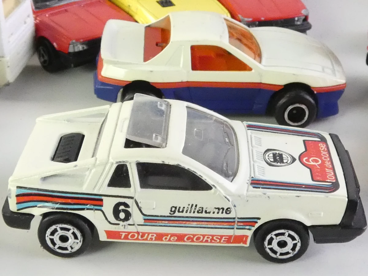Set vintage Matchbox speelgoedauto's met koffer - foto 18