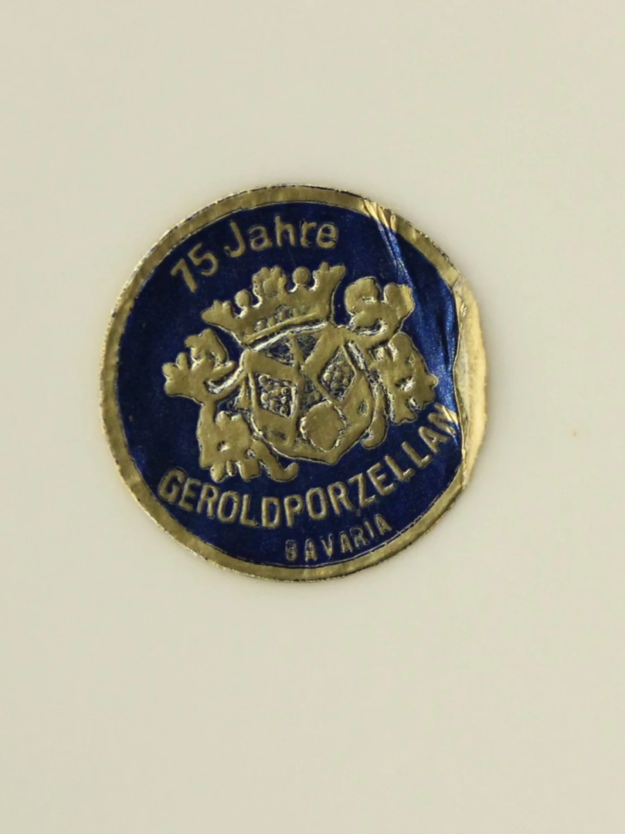 Gerold Porzellan Bavaria witte reliëfvaas - foto 6