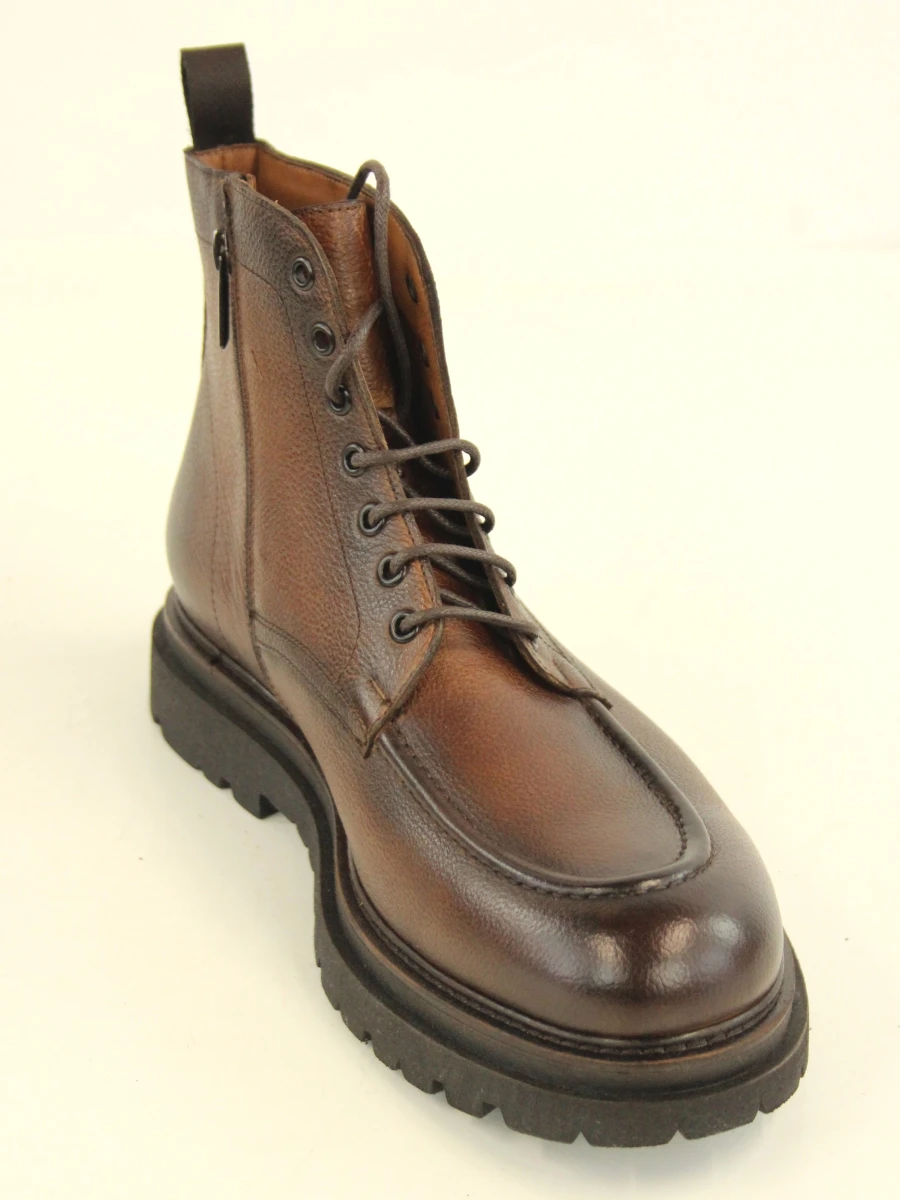 FLECS herenboots in bruin leder – maat 46 – Made in Italy – nieuw - foto 4