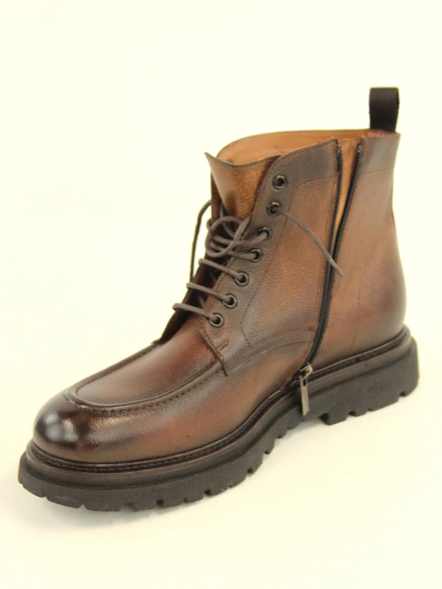 FLECS herenboots in bruin leder – maat 46 – Made in Italy – nieuw - foto 9