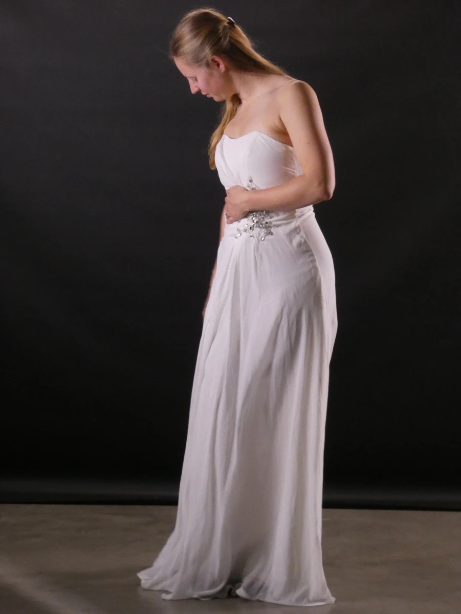 Elegante strapless bruidsjurk van Tomy Cocktail - foto 4