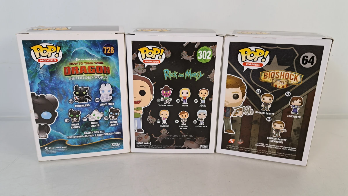 Set van 3 Funko Pop! vinylfiguren in originele doos - foto 9