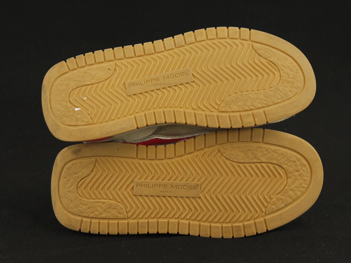 Philippe Model Paris multicolour sneakers in metallic leder - 37 - foto 7