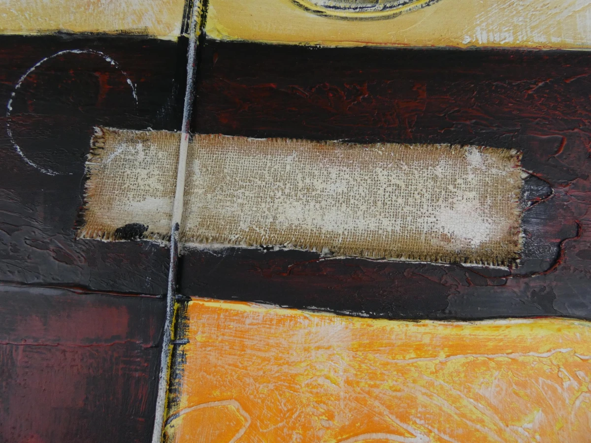 Groot abstract schilderij - foto 4