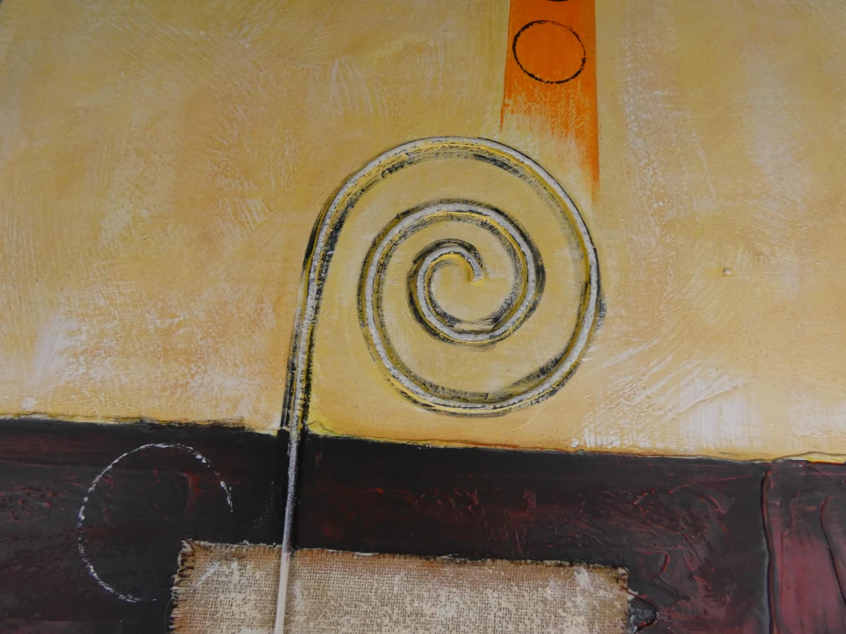 Groot abstract schilderij - foto 2