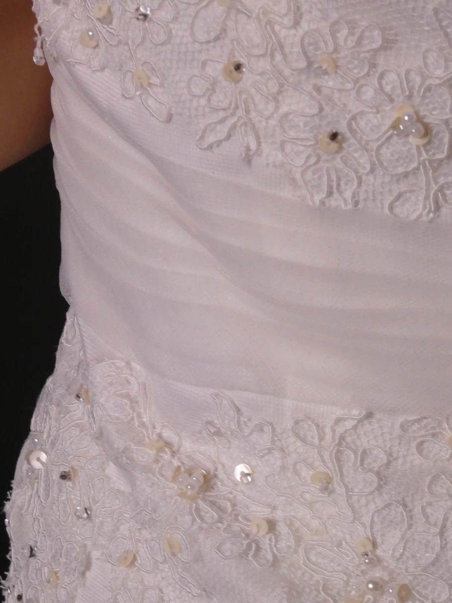 Elegante strapless bruidsjurk van Miss Kelly - foto 8