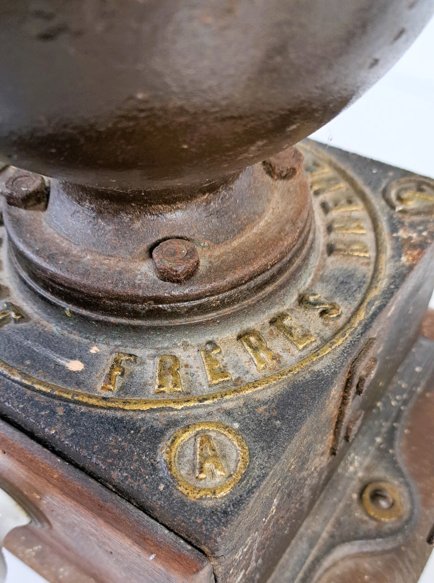 Antieke Peugeot Frères A2 toonbank-koffiemolen, ca. 1890-1900 - foto 6