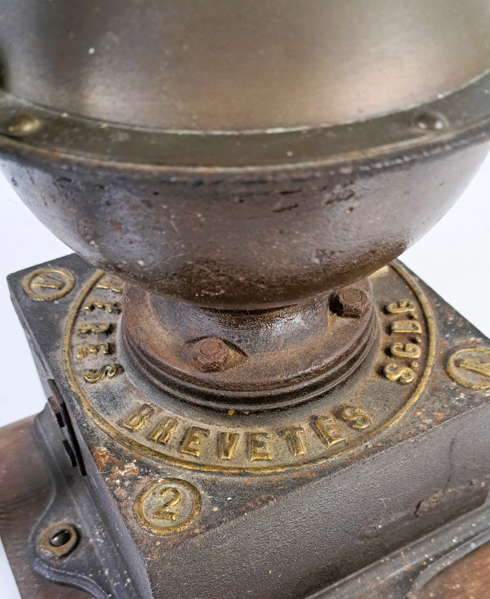 Antieke Peugeot Frères A2 toonbank-koffiemolen, ca. 1890-1900 - foto 9