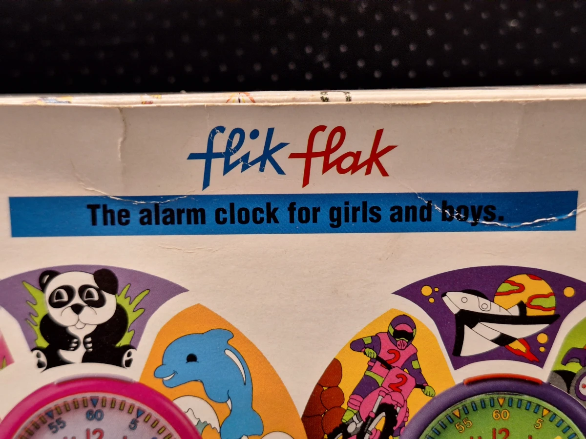 Set van twee vintage Flik Flak kinderwekkers uit 1992 in originele verpakking - Swatch - foto 13