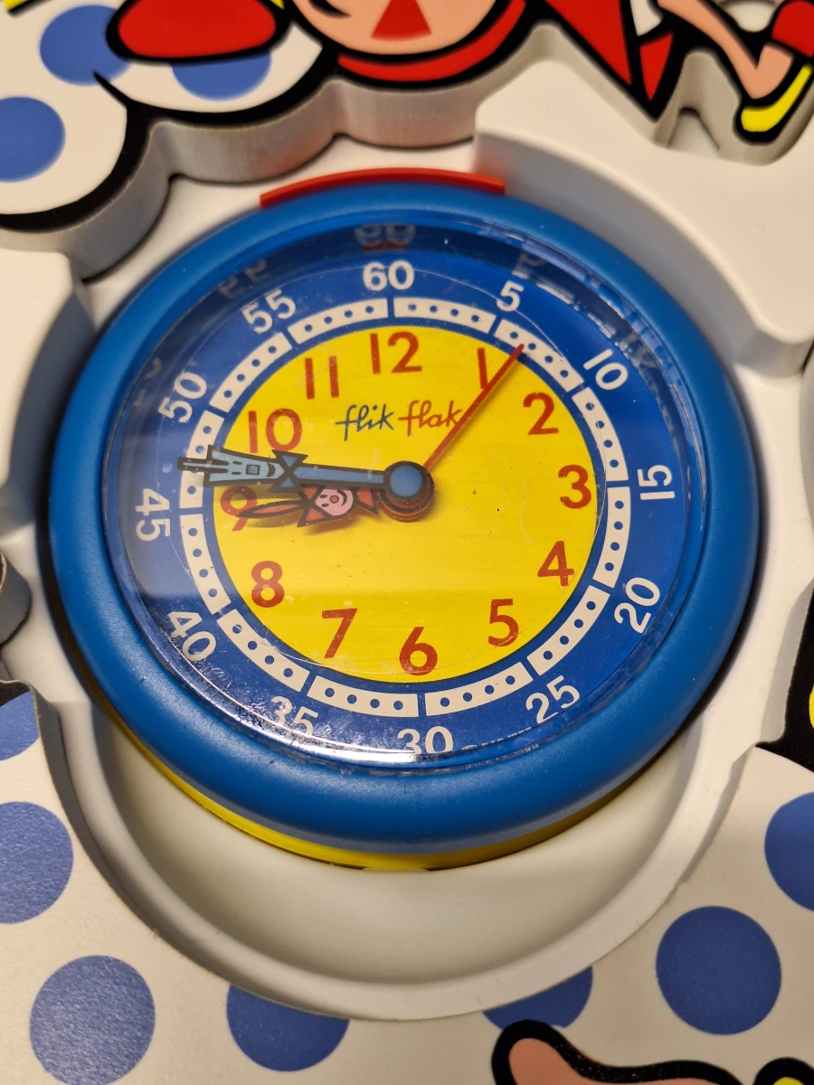 Set van twee vintage Flik Flak kinderwekkers uit 1992 in originele verpakking - Swatch - foto 8