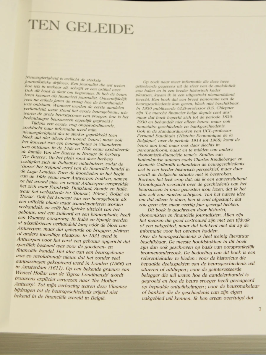 Ter Beurze - Geschiedenis van de aandelenhandel in België 1300-1990 -Geert De Clercq - Uitgeverij Tijd - foto 3
