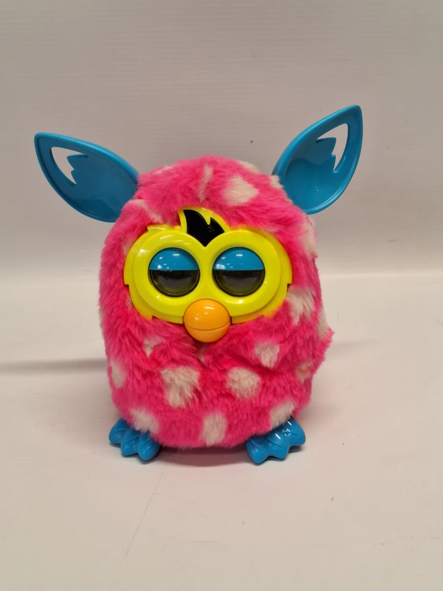 Set van 2 vintage Hasbro Furby Boom interactieve knuffels en 1 VTech Kruip en Leer Babybeer - foto 9