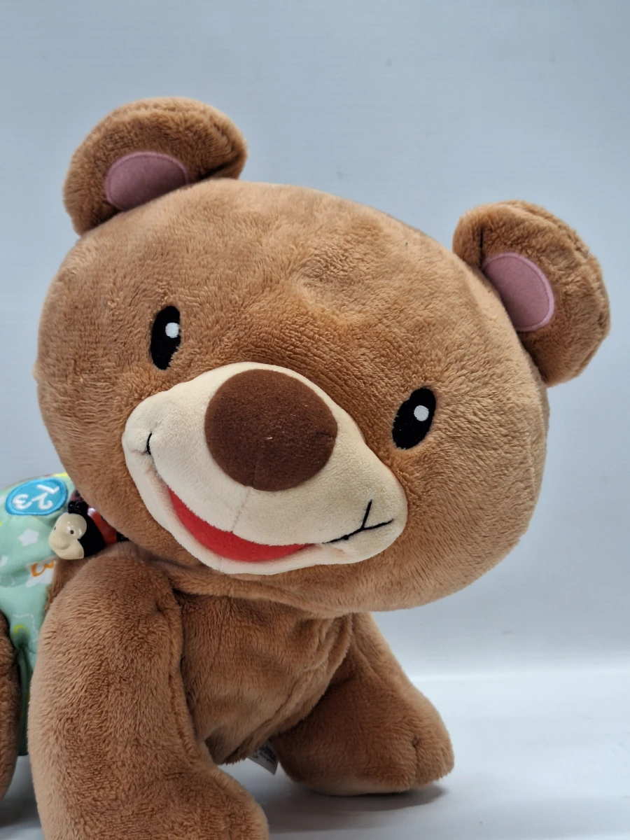 Set van 2 vintage Hasbro Furby Boom interactieve knuffels en 1 VTech Kruip en Leer Babybeer - foto 17