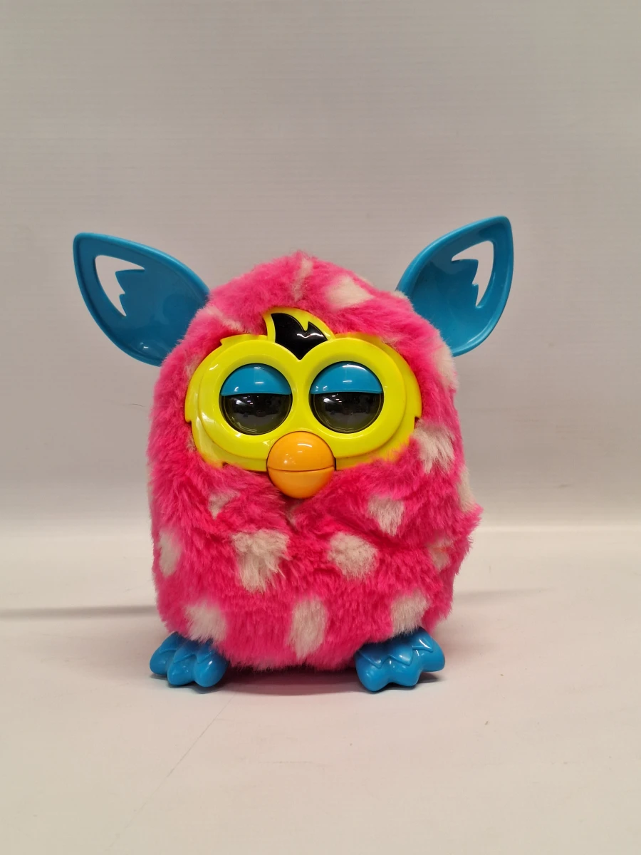 Set van 2 vintage Hasbro Furby Boom interactieve knuffels en 1 VTech Kruip en Leer Babybeer - foto 10