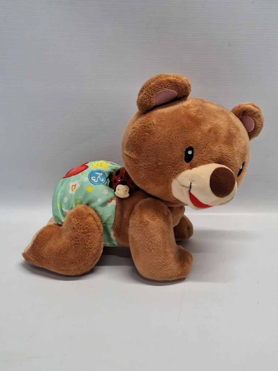 Set van 2 vintage Hasbro Furby Boom interactieve knuffels en 1 VTech Kruip en Leer Babybeer - foto 15