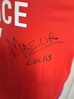 Badmintonshirt van Lucas Mazur, gesigneerd - foto 3