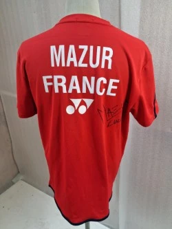 Badmintonshirt van Lucas Mazur, gesigneerd - foto 2