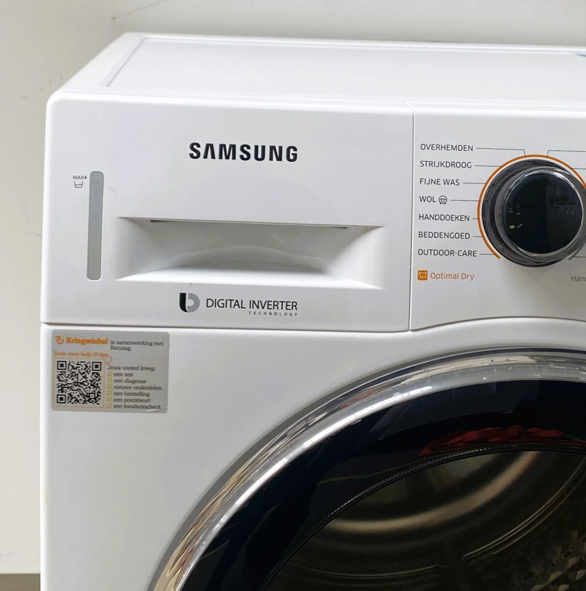 Warmtepompdroogkast - SAMSUNG - type: DV80M5210QW - foto 5