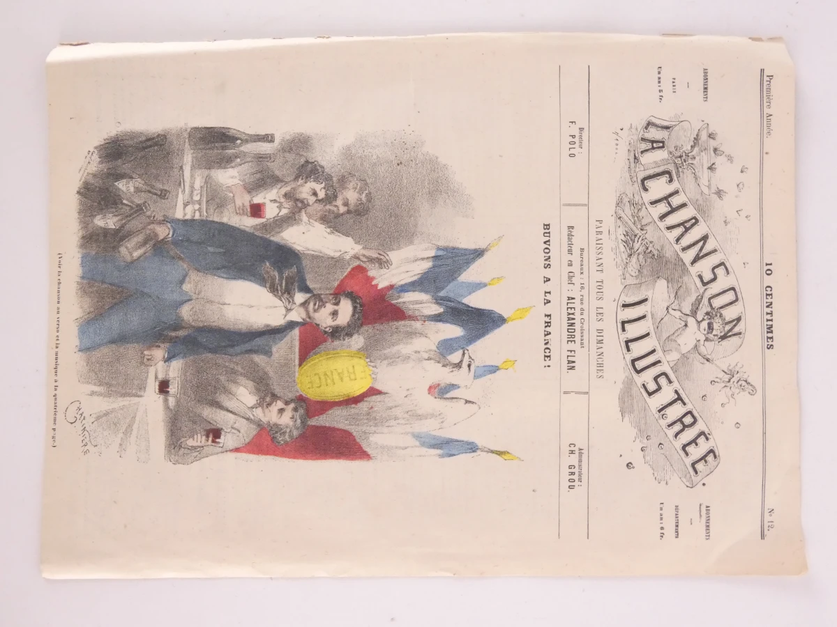 Set van 5 oude Franse geïllustreerde tijdschriften - foto 4