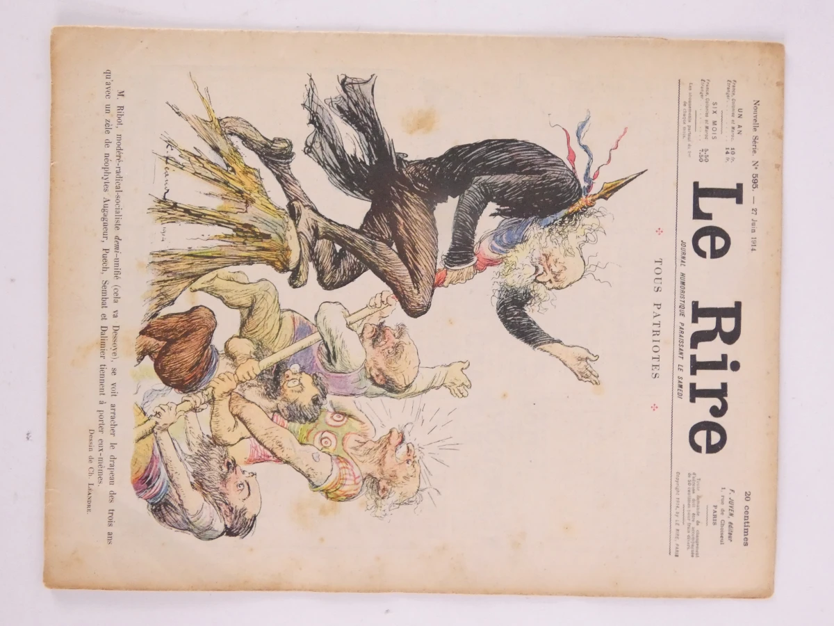 Set van 5 oude Franse geïllustreerde tijdschriften - foto 6
