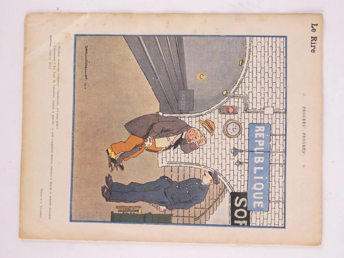 Set van 5 oude Franse geïllustreerde tijdschriften - foto 8