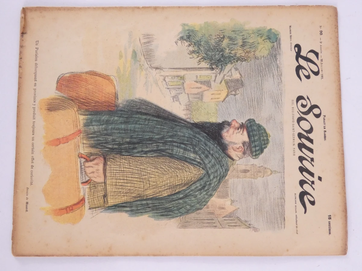 Set van 5 oude Franse geïllustreerde tijdschriften - foto 10