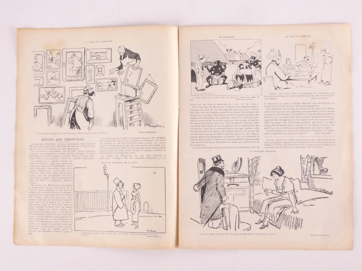 Set van 5 oude Franse geïllustreerde tijdschriften - foto 17