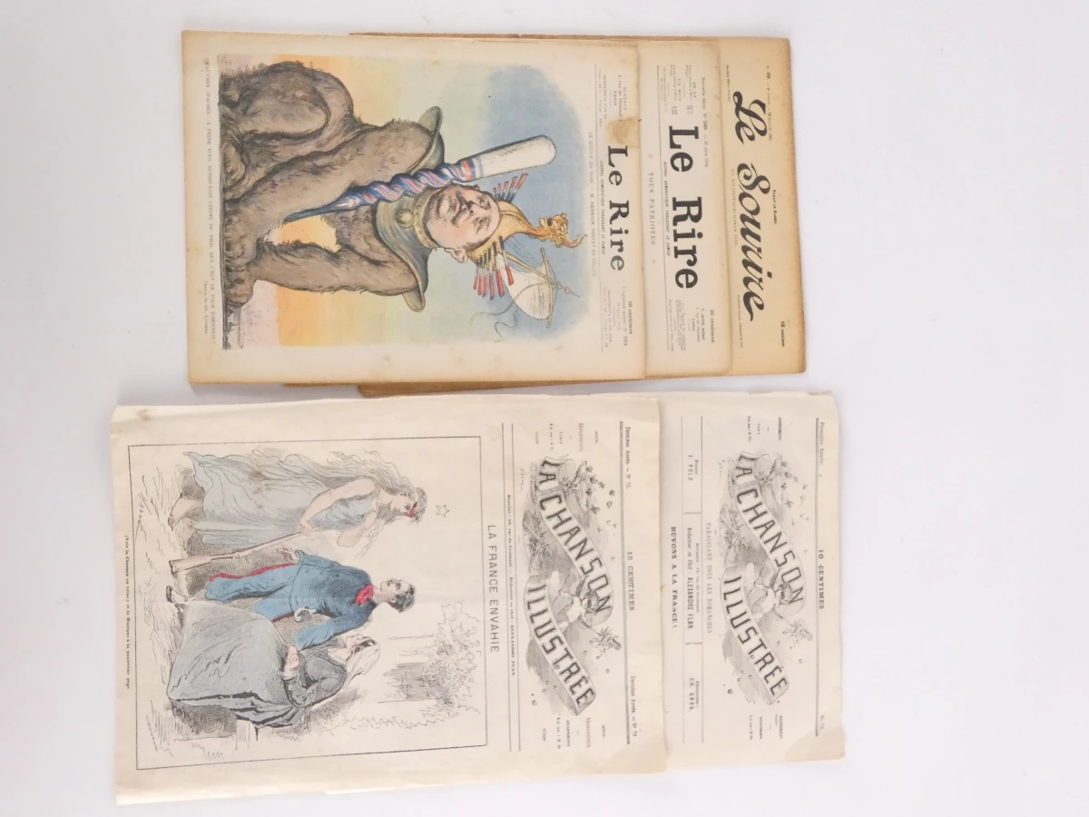 Set van 5 oude Franse geïllustreerde tijdschriften - foto 19