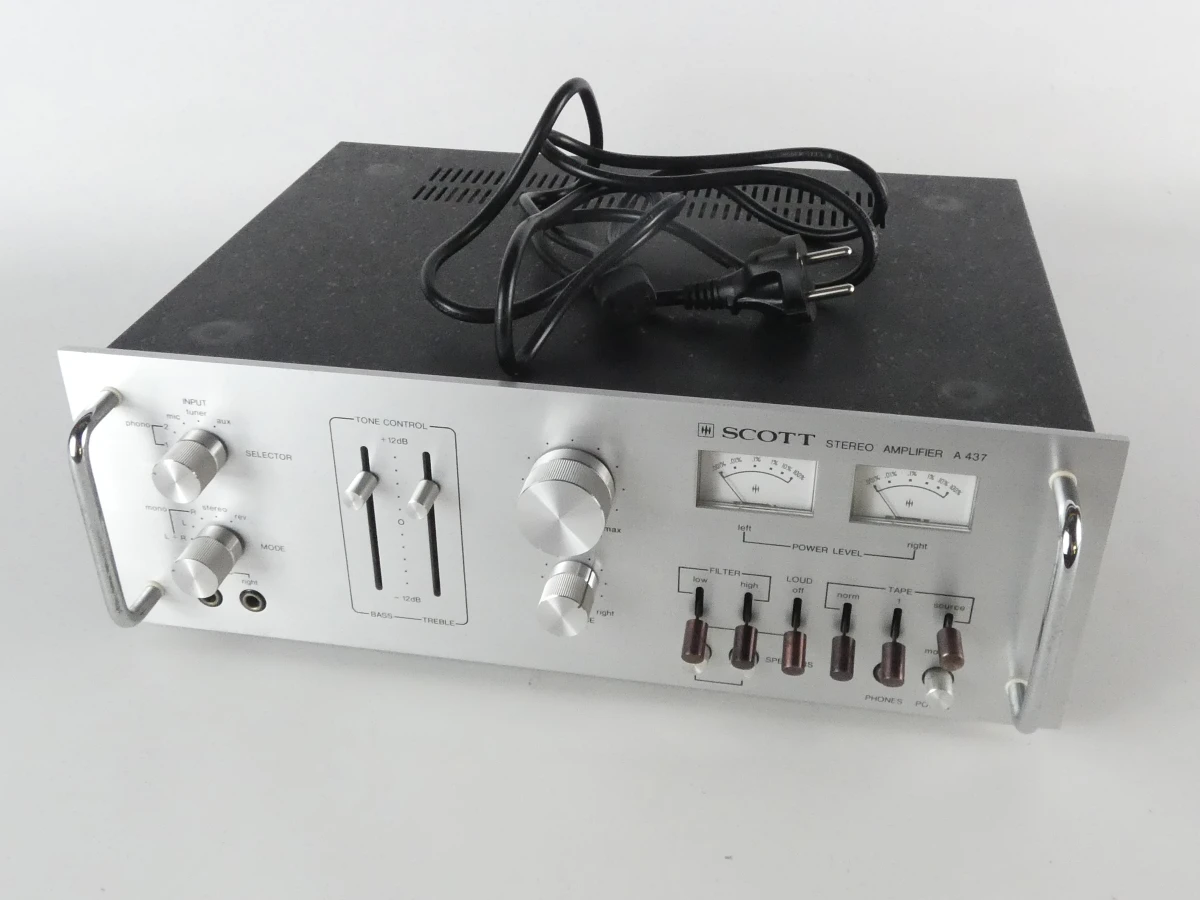 Scott A 437 stereo-versterker – uit 1977 - foto 14