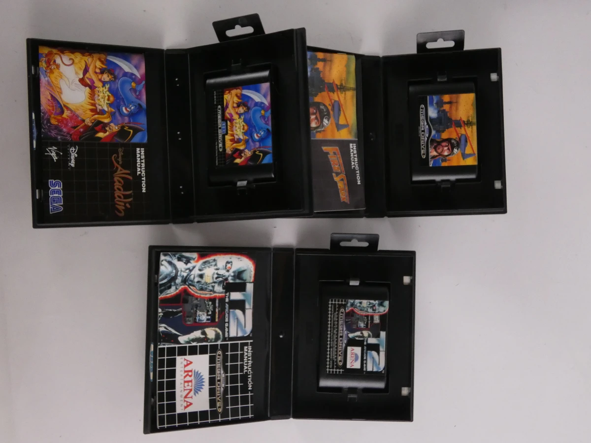Sega Mega Drive spellen – lot van 10 klassieke games met originele bijsluiters - foto 8