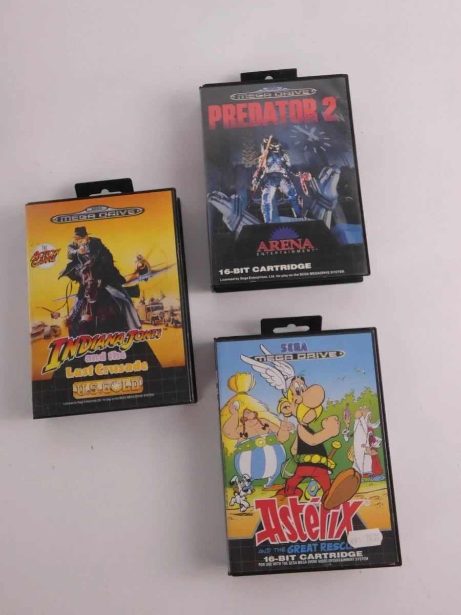 Sega Mega Drive spellen – lot van 10 klassieke games met originele bijsluiters - foto 3