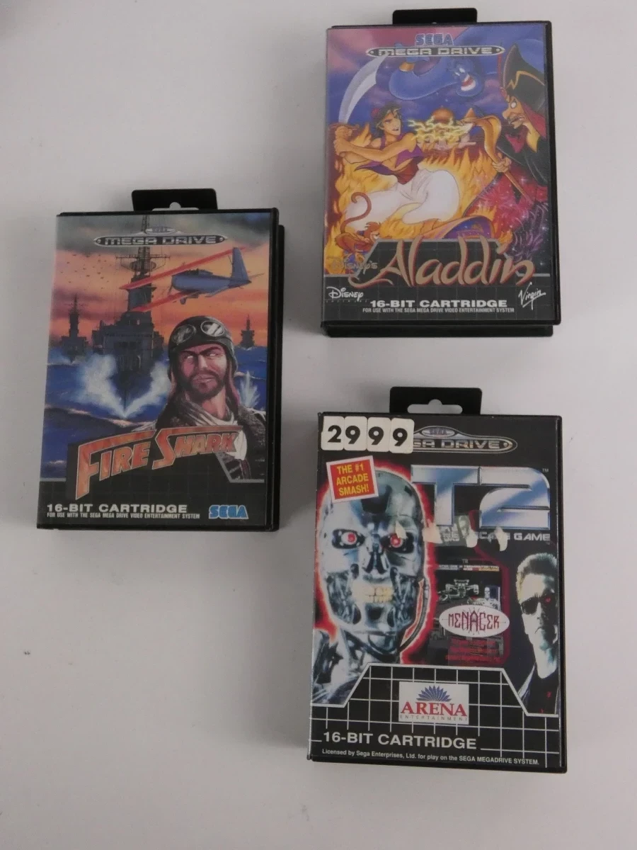 Sega Mega Drive spellen – lot van 10 klassieke games met originele bijsluiters - foto 6
