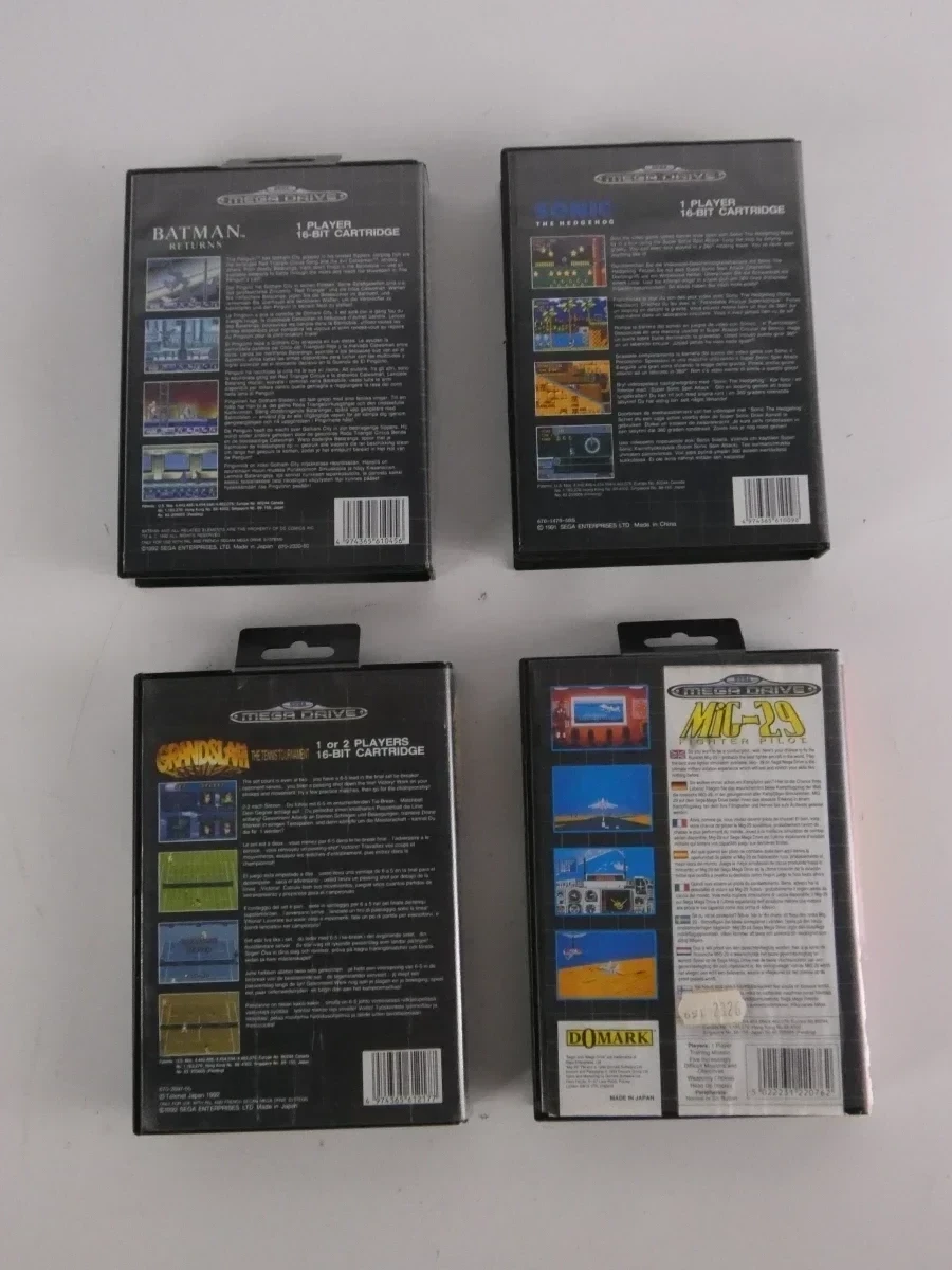 Sega Mega Drive spellen – lot van 10 klassieke games met originele bijsluiters - foto 10