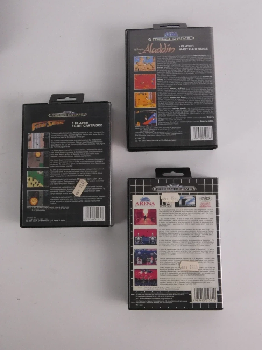Sega Mega Drive spellen – lot van 10 klassieke games met originele bijsluiters - foto 7