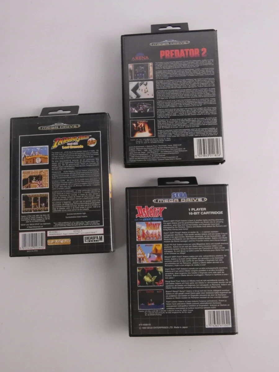 Sega Mega Drive spellen – lot van 10 klassieke games met originele bijsluiters - foto 4
