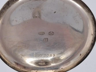 Antiek zilveren zakhorloge - foto 4