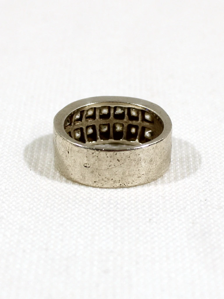 925 Zilveren Ring met Steentjes - foto 2