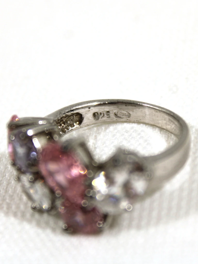 Kleurrijke 925 Zilveren Ring - foto 3